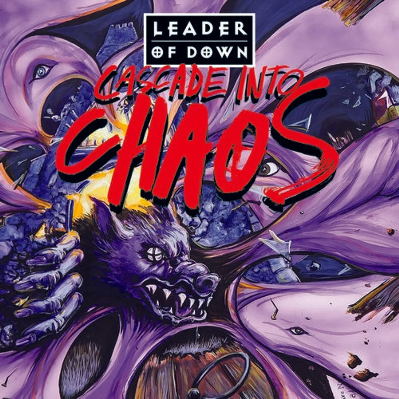 Leader Of Down LP Vinyl - Cascade Into Chaos (Purp)