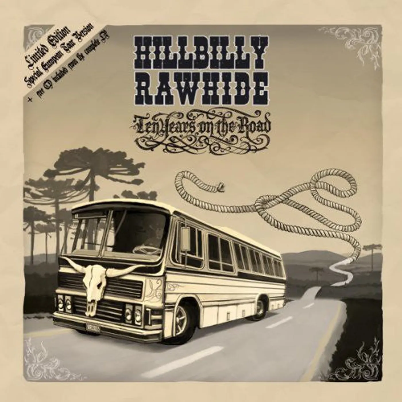 Hillabilly Rawhide LP Vinyl - 10 Years On The Road (Hol)