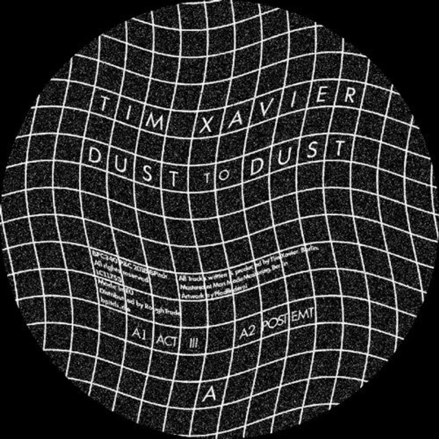 Tim Xavier LP Vinyl - Dust To Dust