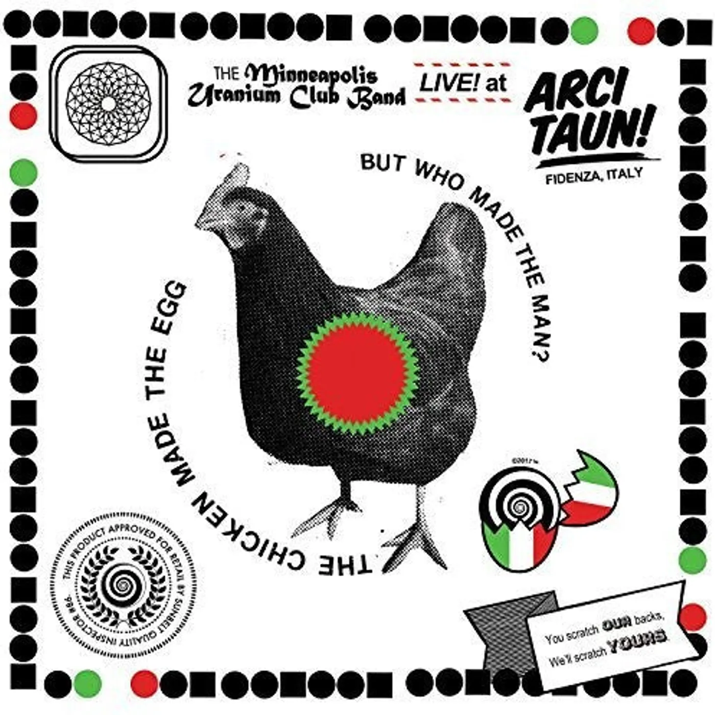 Uranium Club LP Vinyl - Live At Arci Taun