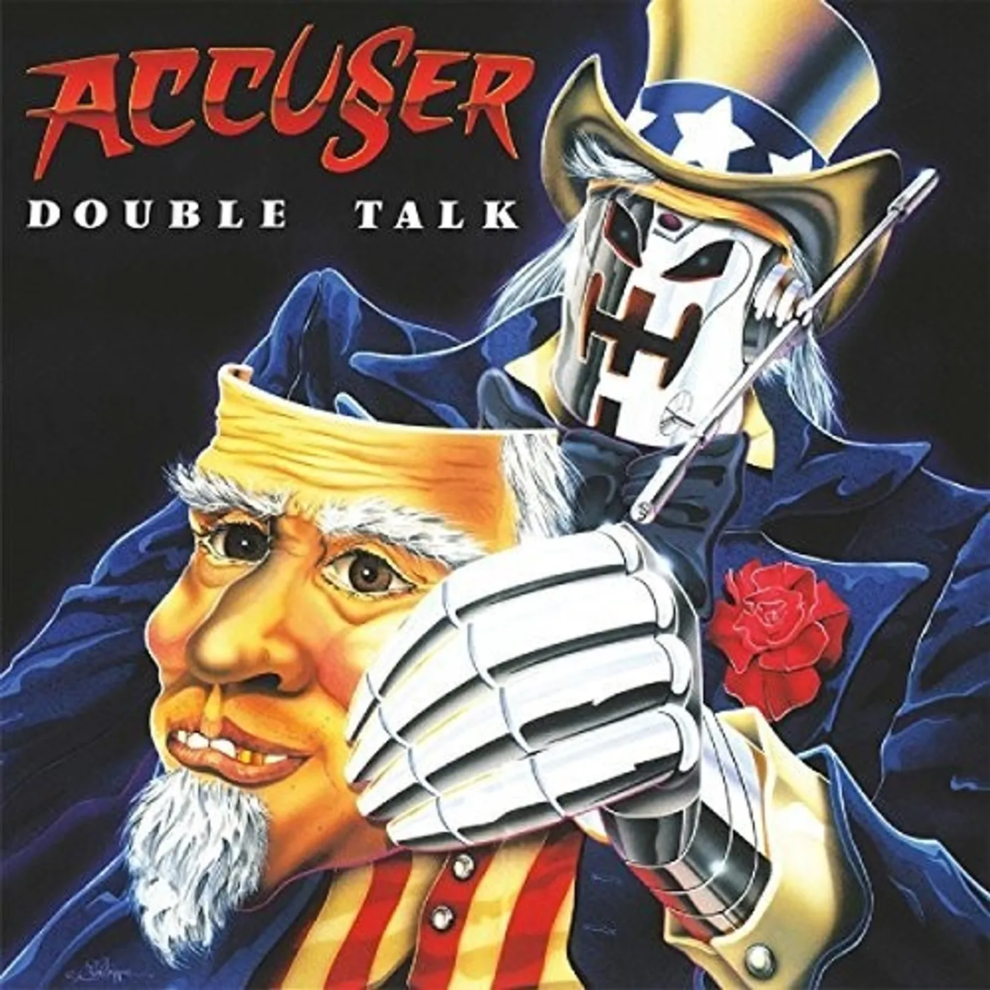 Accuser LP Vinyl - Double Talk (Uk)