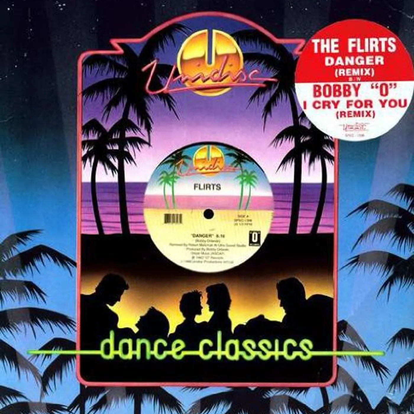 Flirts LP Vinyl - Danger/I Cry For You (Can)
