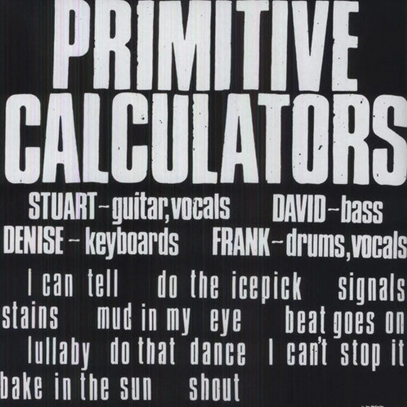 Primitive Calculators LP Vinyl - Primitive Calculators