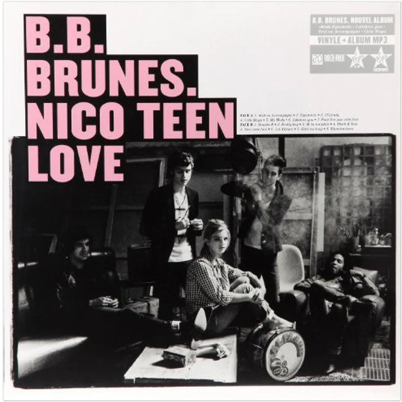 Bb Brunes LP Vinyl - Nico Teen Love (Fra)