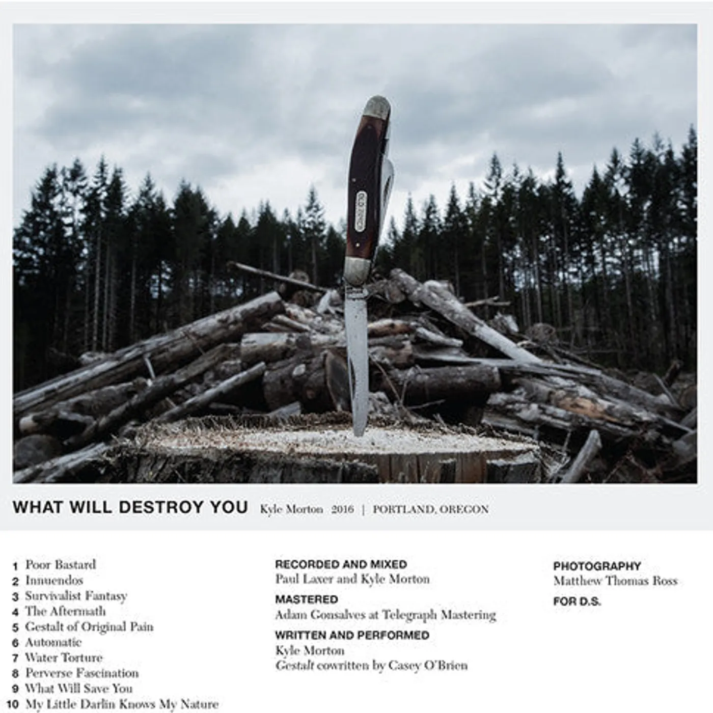 Kyle Morton LP Vinyl - What Will Destroy You (Coloured Vinyl) (Crem)