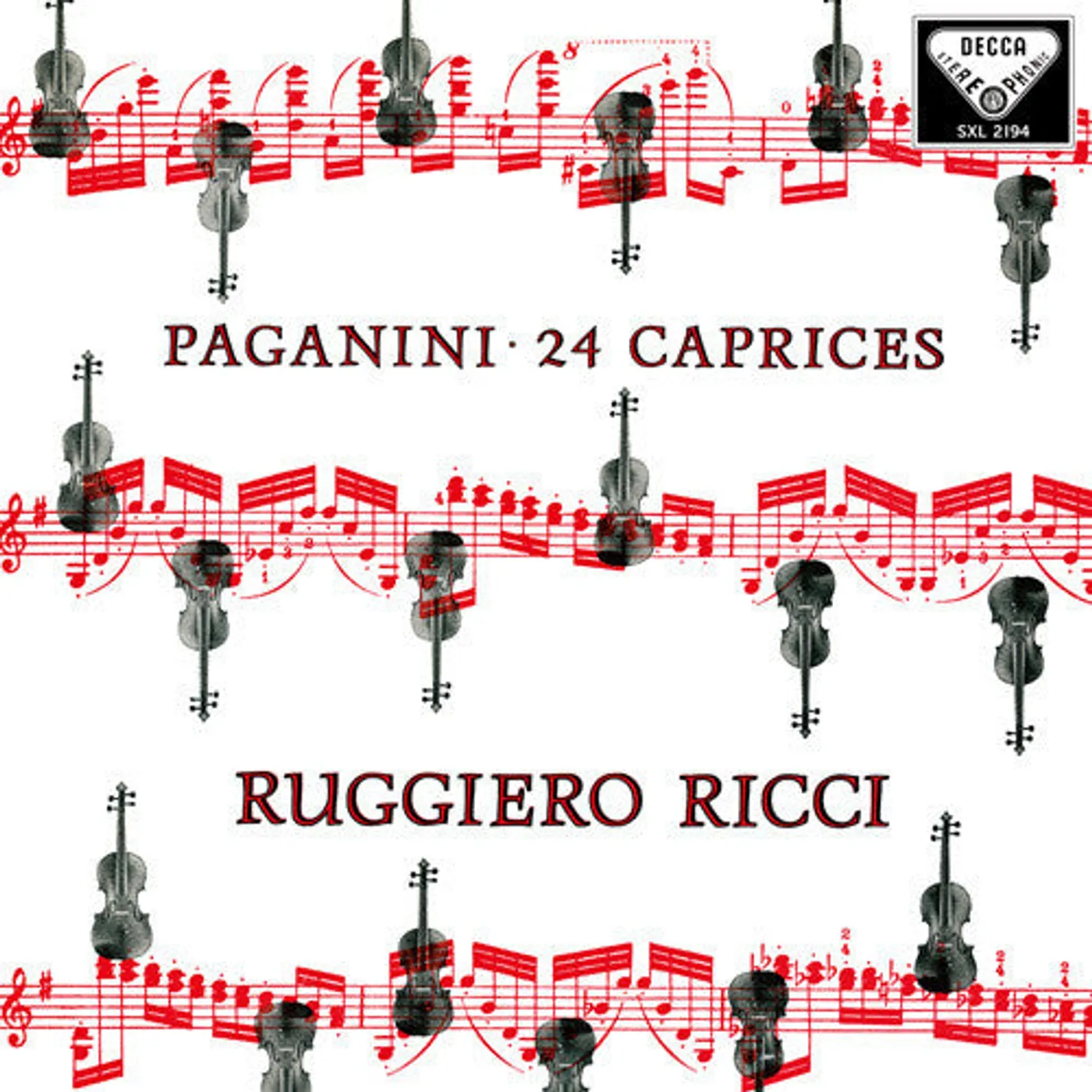 Ruggiero Ricci LP Vinyl - Paganini: 24 Caprices Op. 1 (Gate Fold) (Ogv)