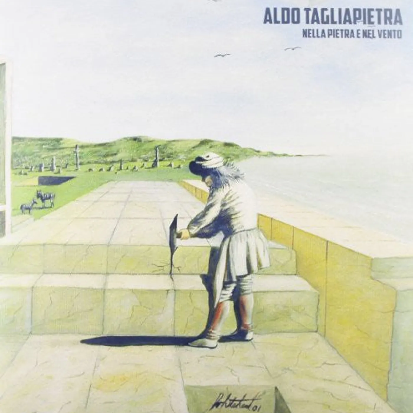 Aldo Tagliapietra LP Vinyl - Nella Pietra E Nel Vento (Ita)