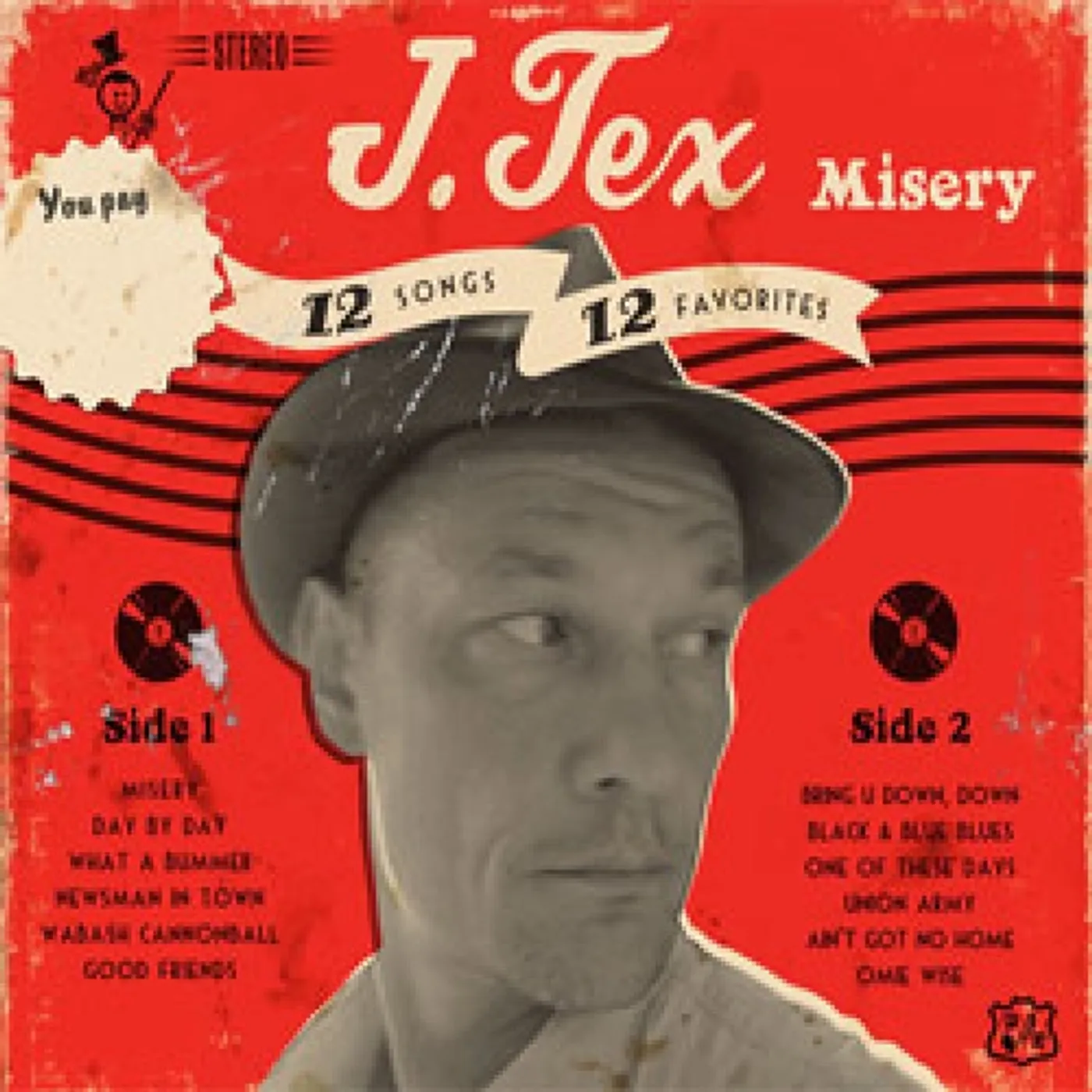 J. Tex LP Vinyl - Misery