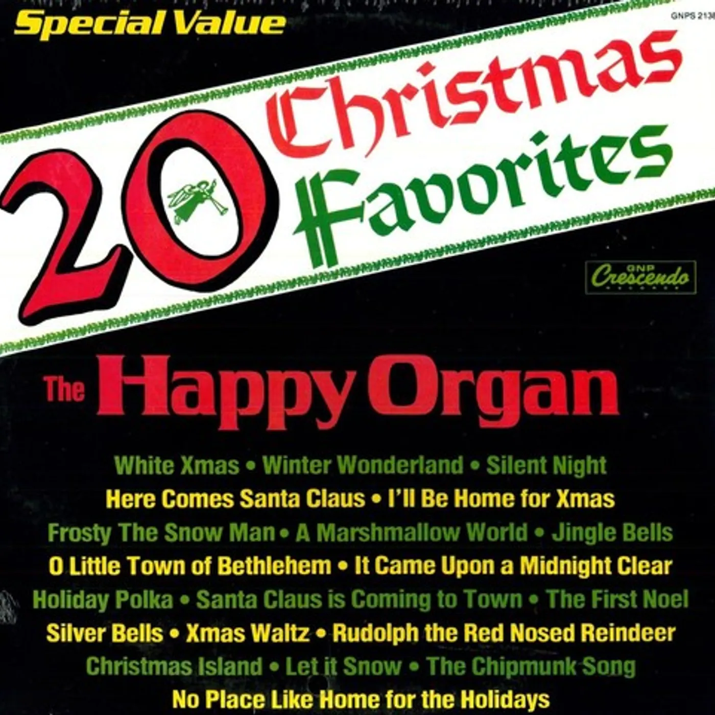 The Happy Organ LP Vinyl - 20 Christmas Favorites