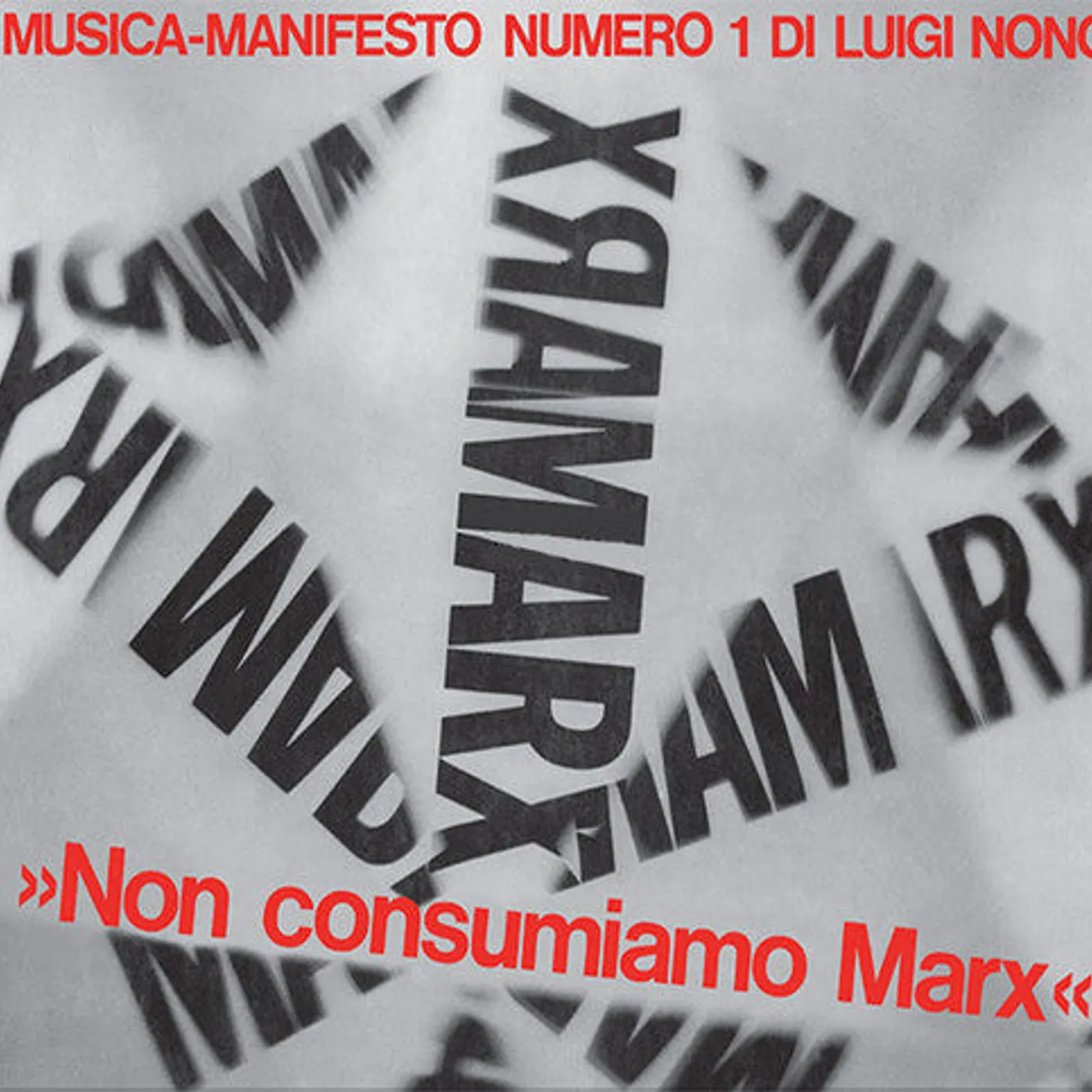 Luigi Nono LP Vinyl - Musica Manifesto N 1