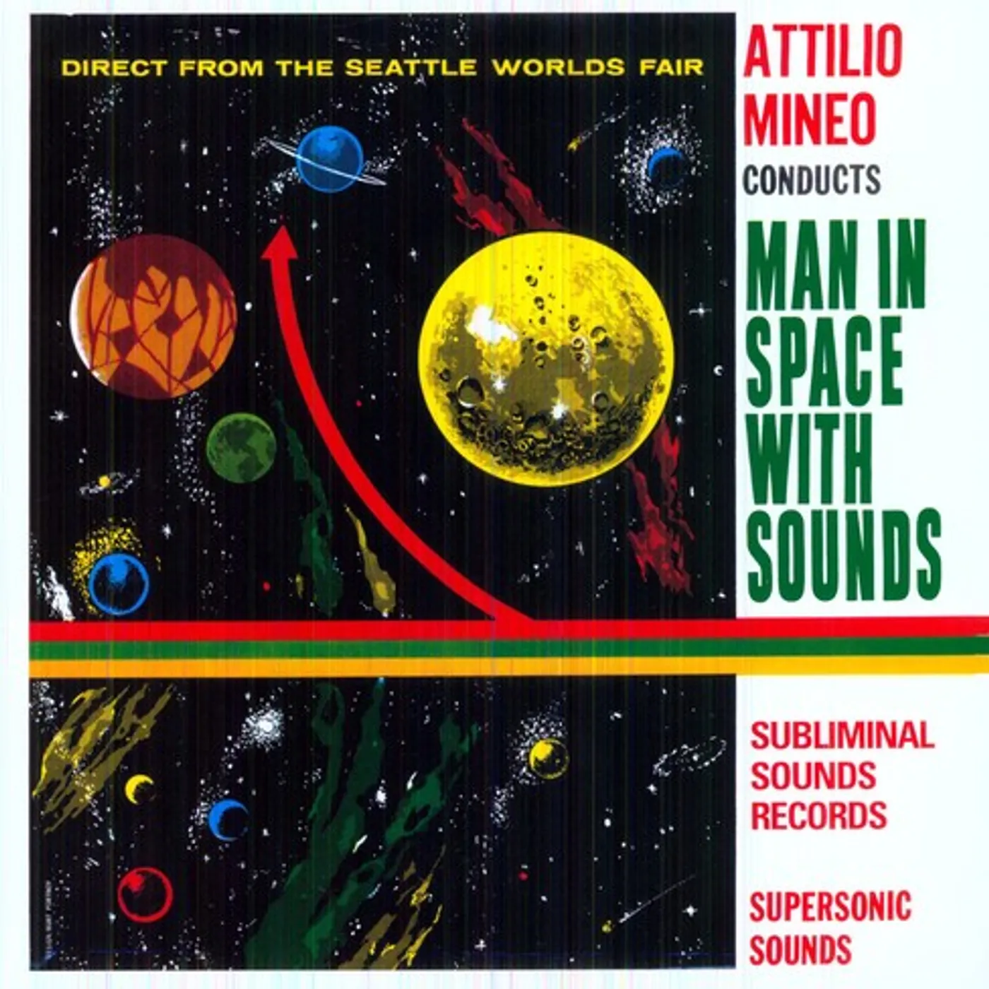 Attilio Mineo LP Vinyl - Man In Space With Sounds