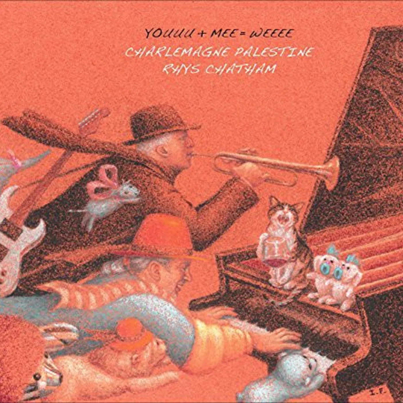 Charlemagne Palestine LP Vinyl - Youuu + Mee = Weee (First)