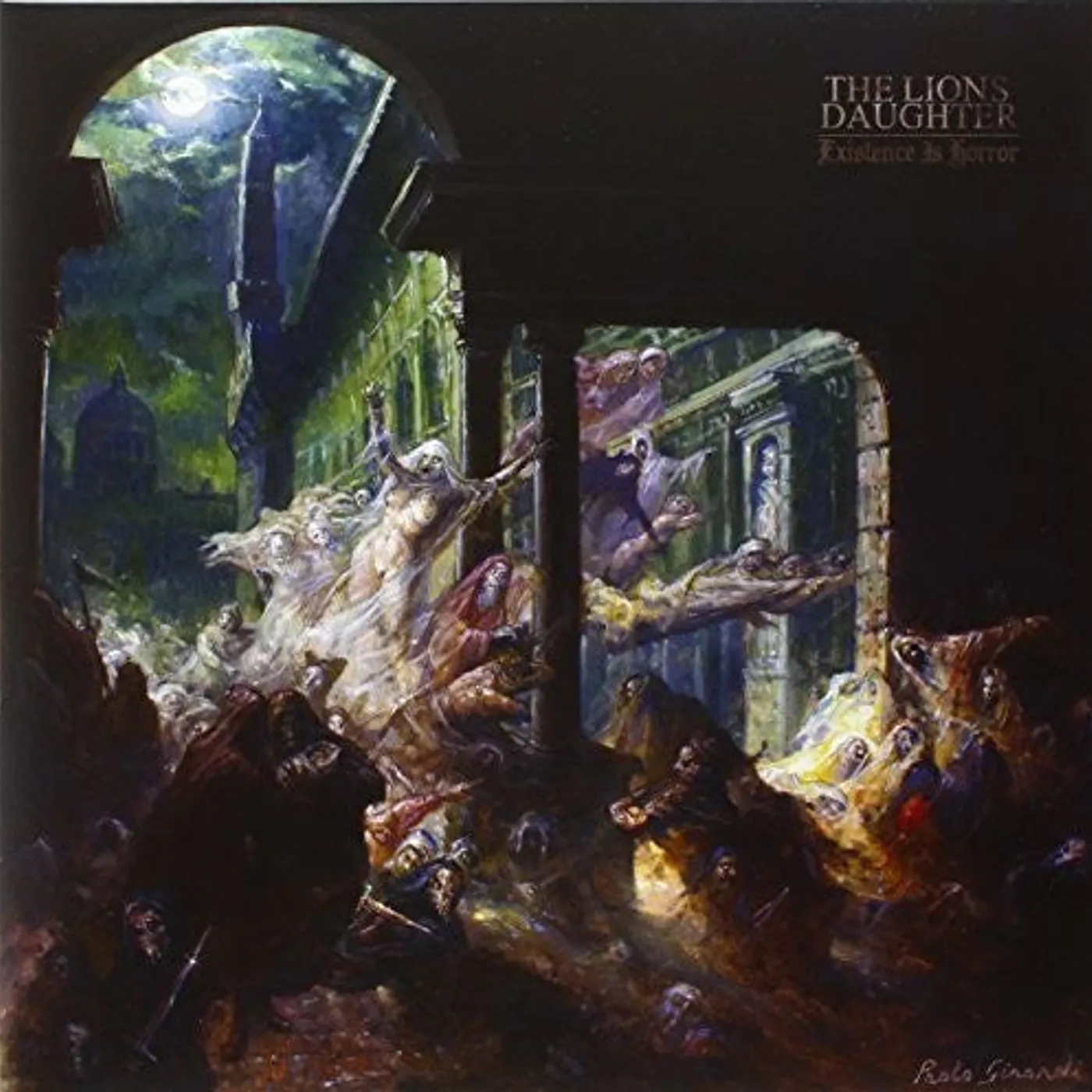 The Lion's Daughter LP Vinyl - Existence Is Horror (Blue Vinyl) (Blue) (Coloured Vinyl)