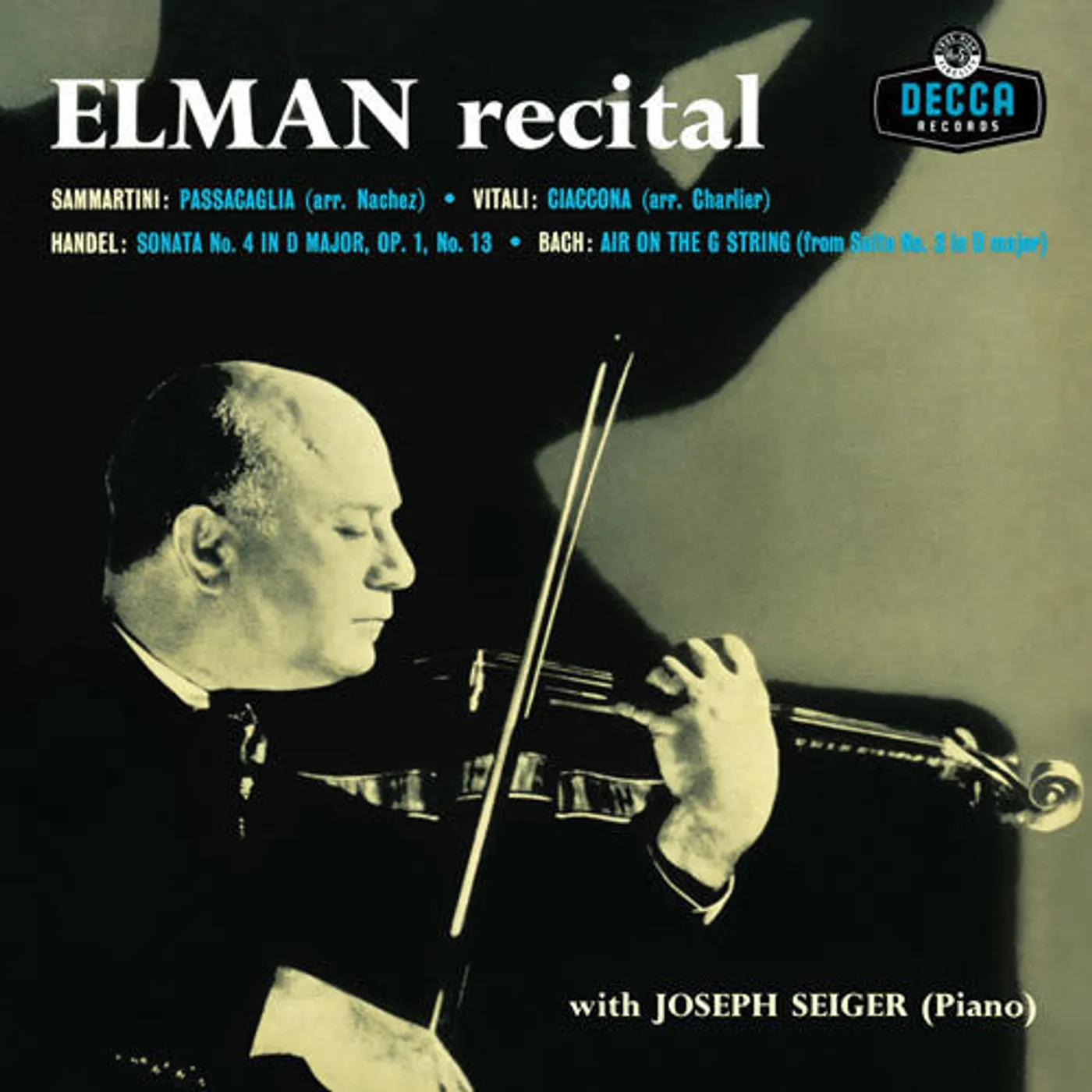 Mischa Elman LP Vinyl - Recital (Ogv)