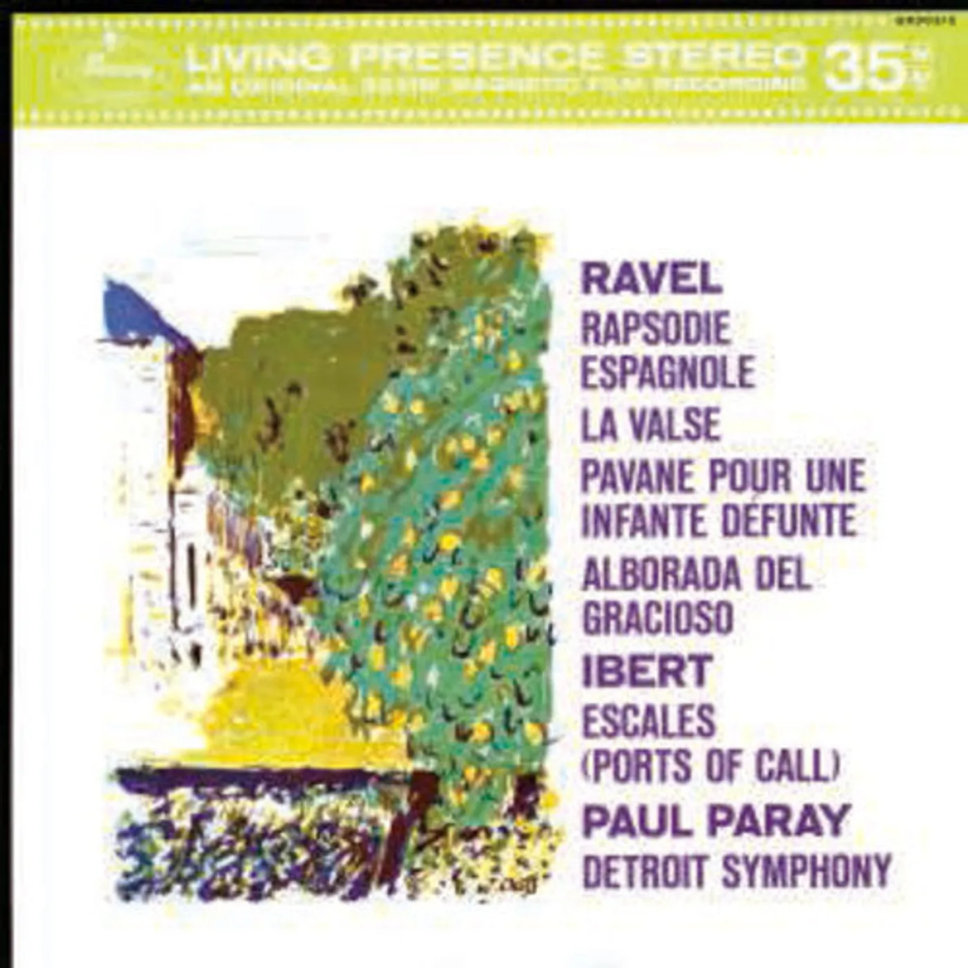 Paray  LP Vinyl - Orchestral Music By Maurice Ravel & Jacques Ibert