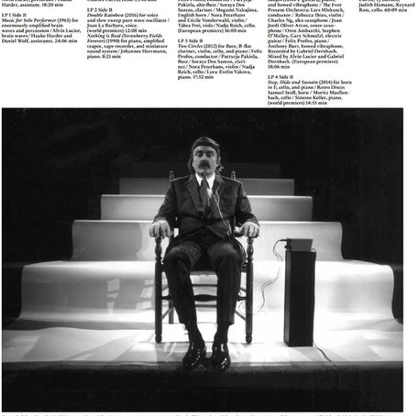 Alvin Lucier LP Vinyl - Illuminated By The Moon (W/Book) (W/Cd) (Box)