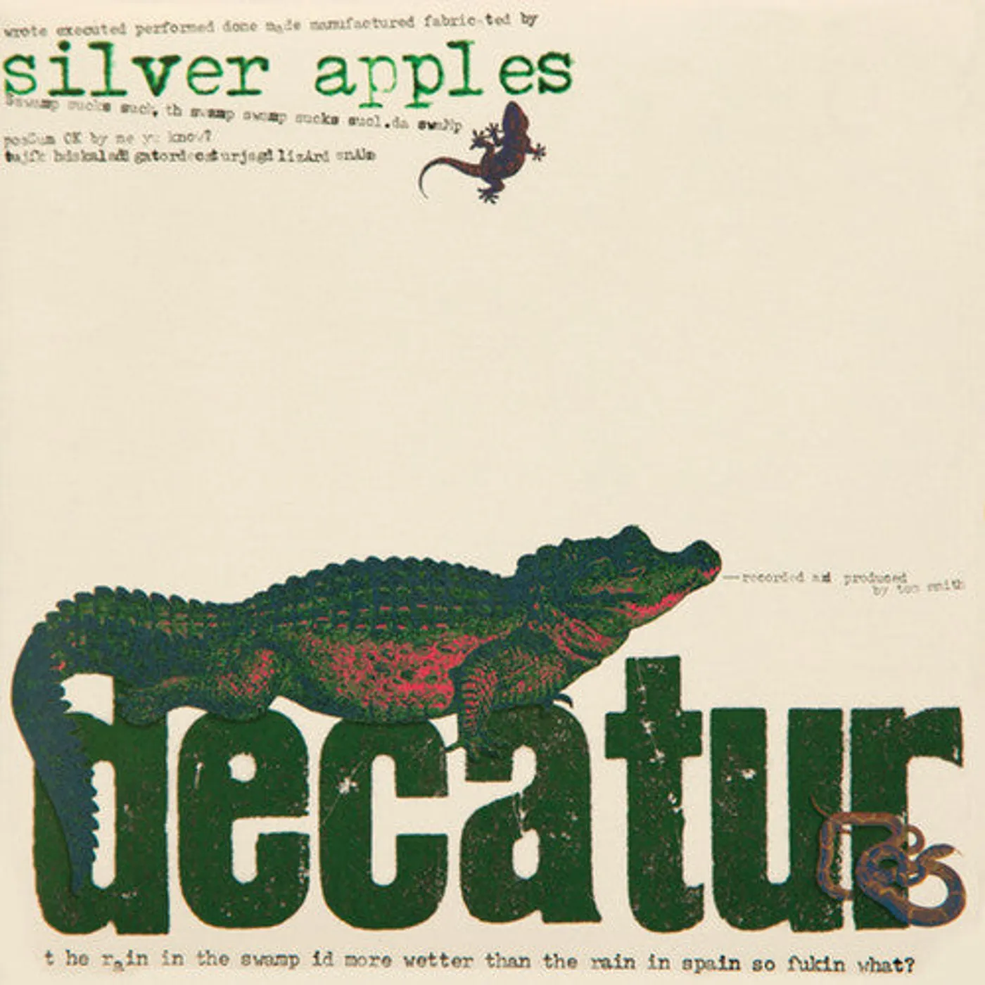 Silver Apples LP Vinyl - Decatur