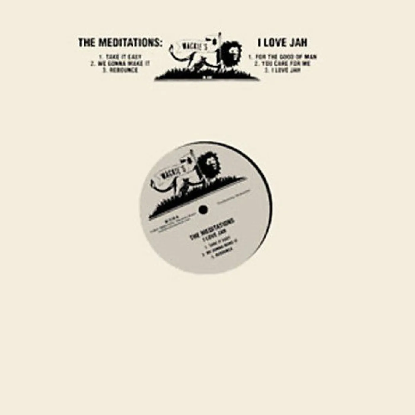 Meditations LP Vinyl - I Love Jah (Reis)