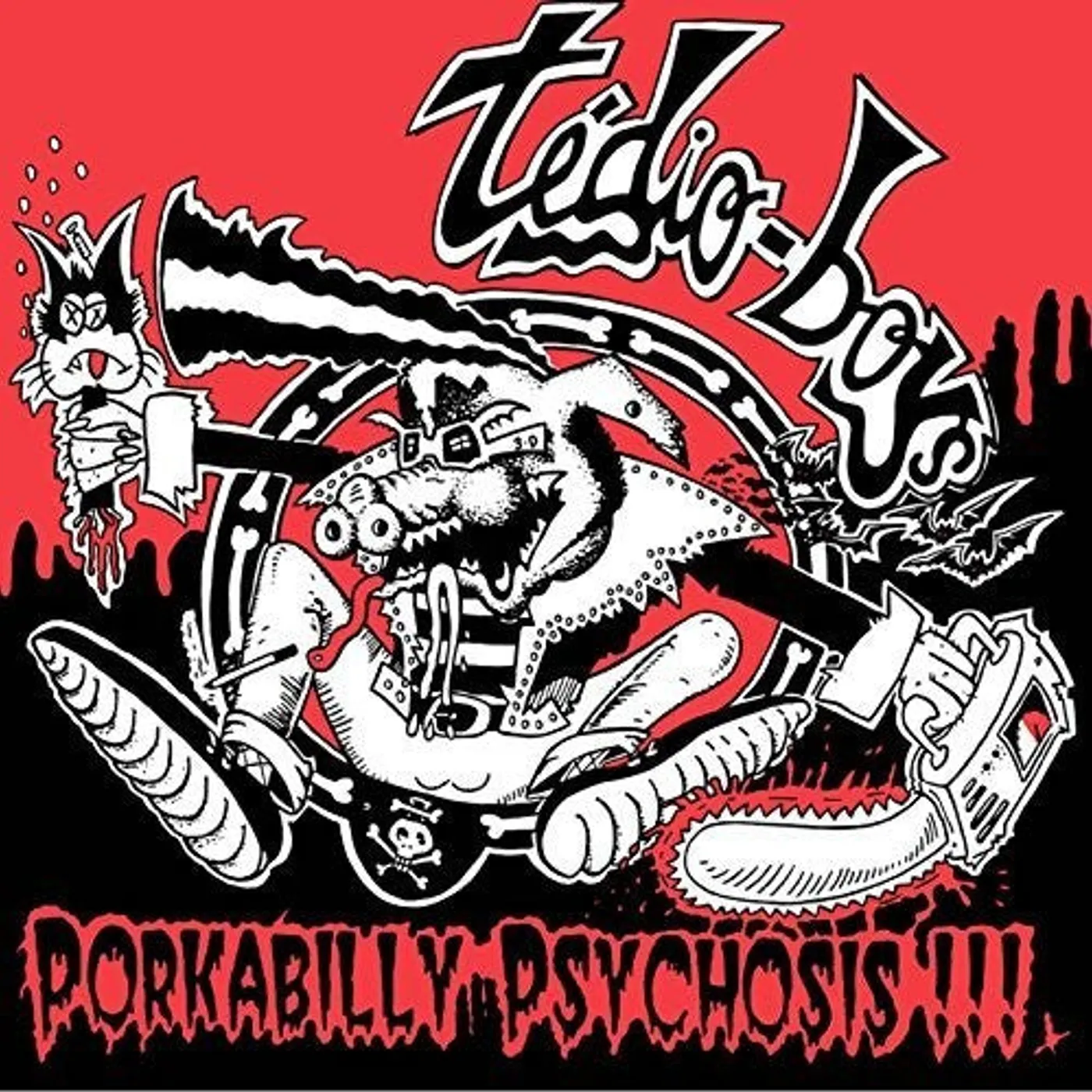 Tedio Boys LP Vinyl - Porkabilly Psychosis (Uk)