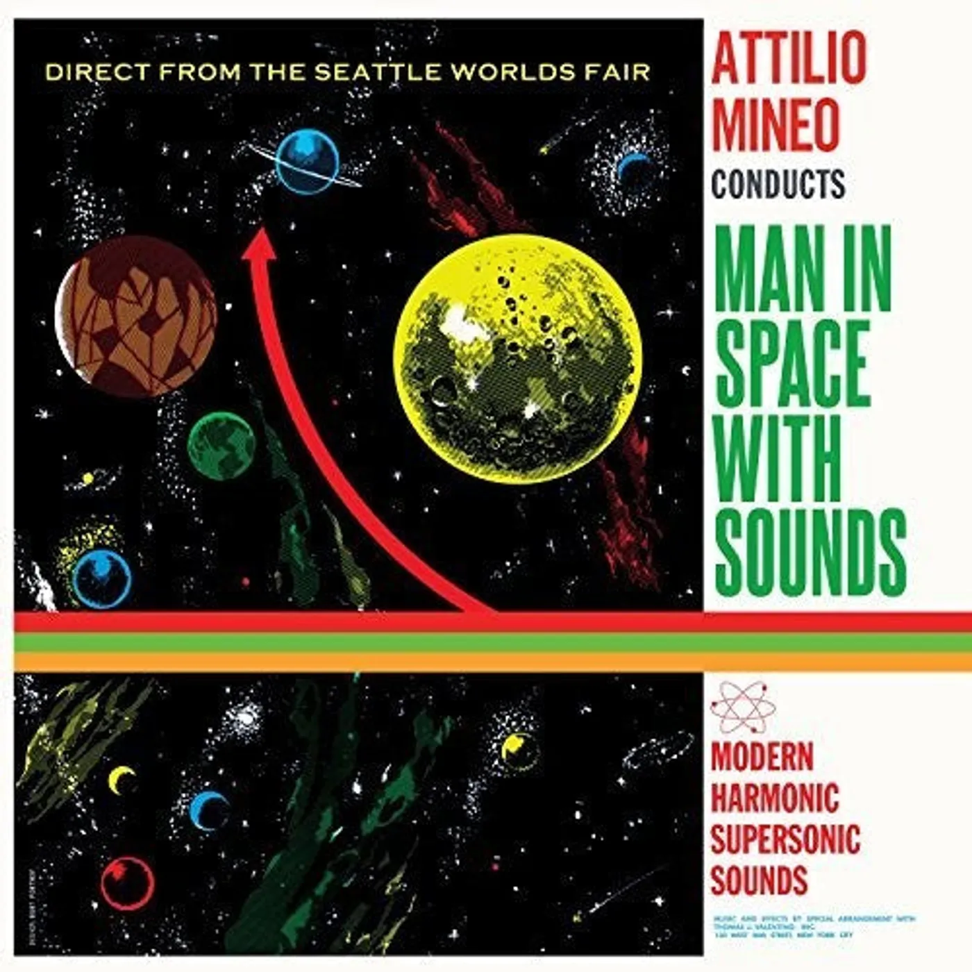 Attilio Mineo LP Vinyl - Man In Space With Sounds (Gate Fold)