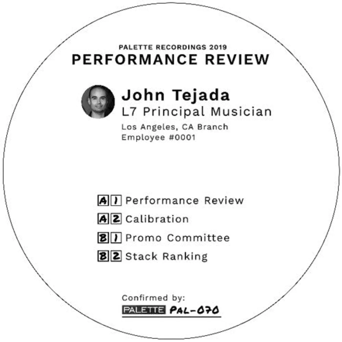 John Tejada LP Vinyl - Performance Review (Ep)