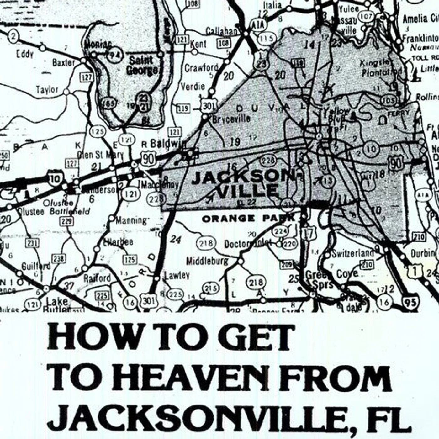Gospel Music LP Vinyl - How To Get To Heaven From Jacksonville Fl