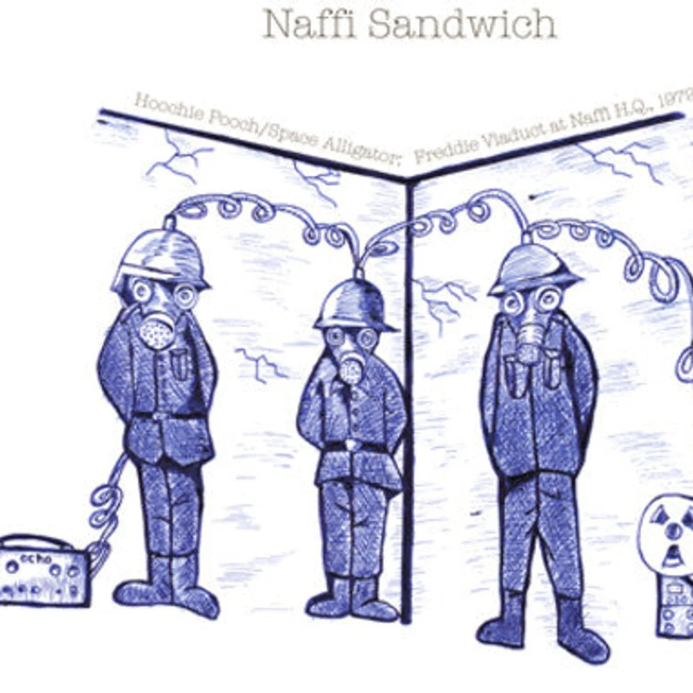 Naffi Sandwich LP Vinyl - Hoochie Pooch/Space Alligator: Freddie Viaduct At