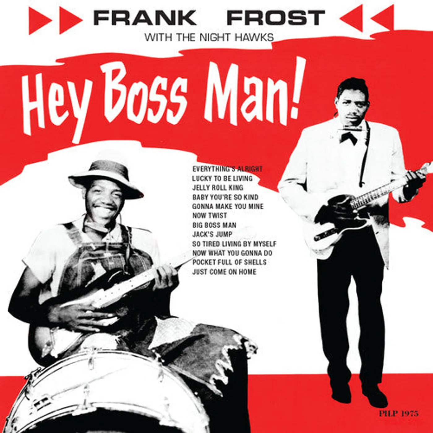 Frank Frost LP Vinyl - Hey Boss Man (Coloured Vinyl) (Red)