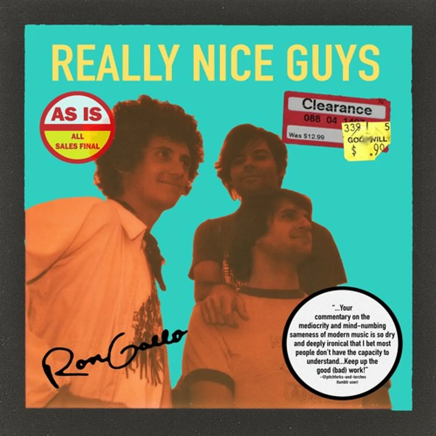 Ron Gallo LP Vinyl - Really Nice Guys