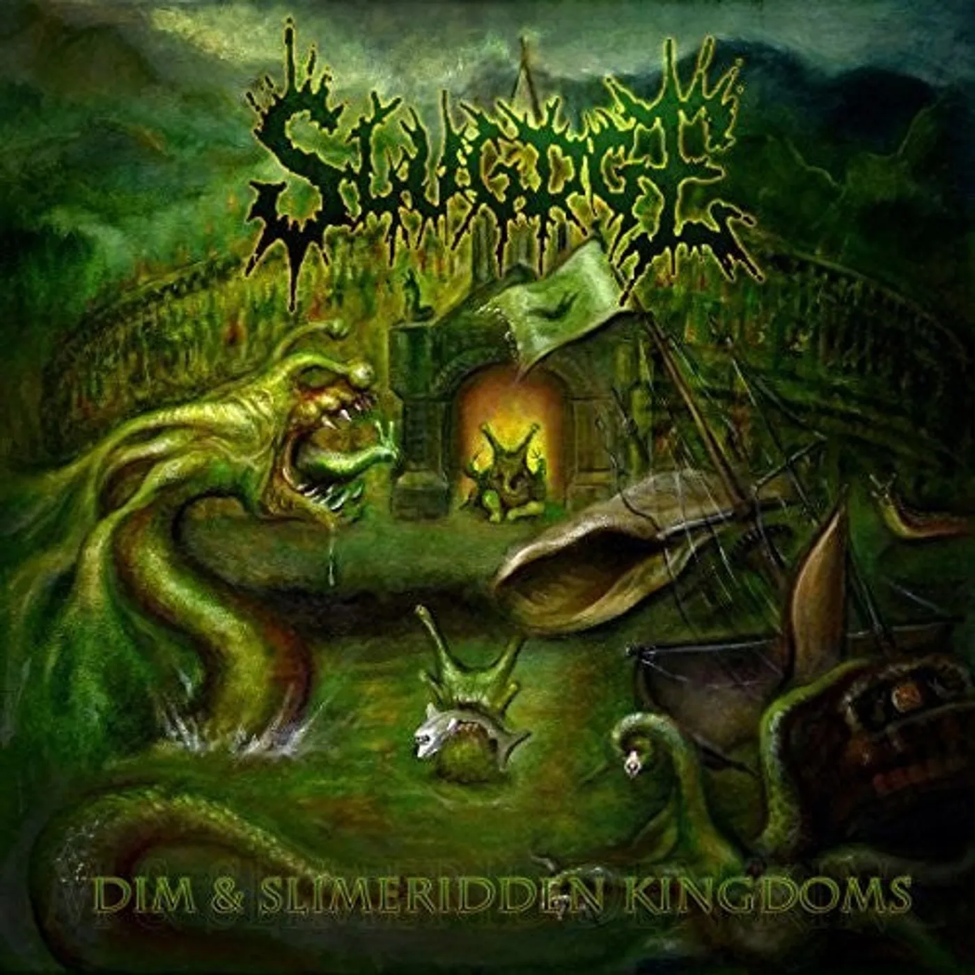 Slugdge LP Vinyl - Dim & Slimeridden Kingdoms (Coloured Vinyl)