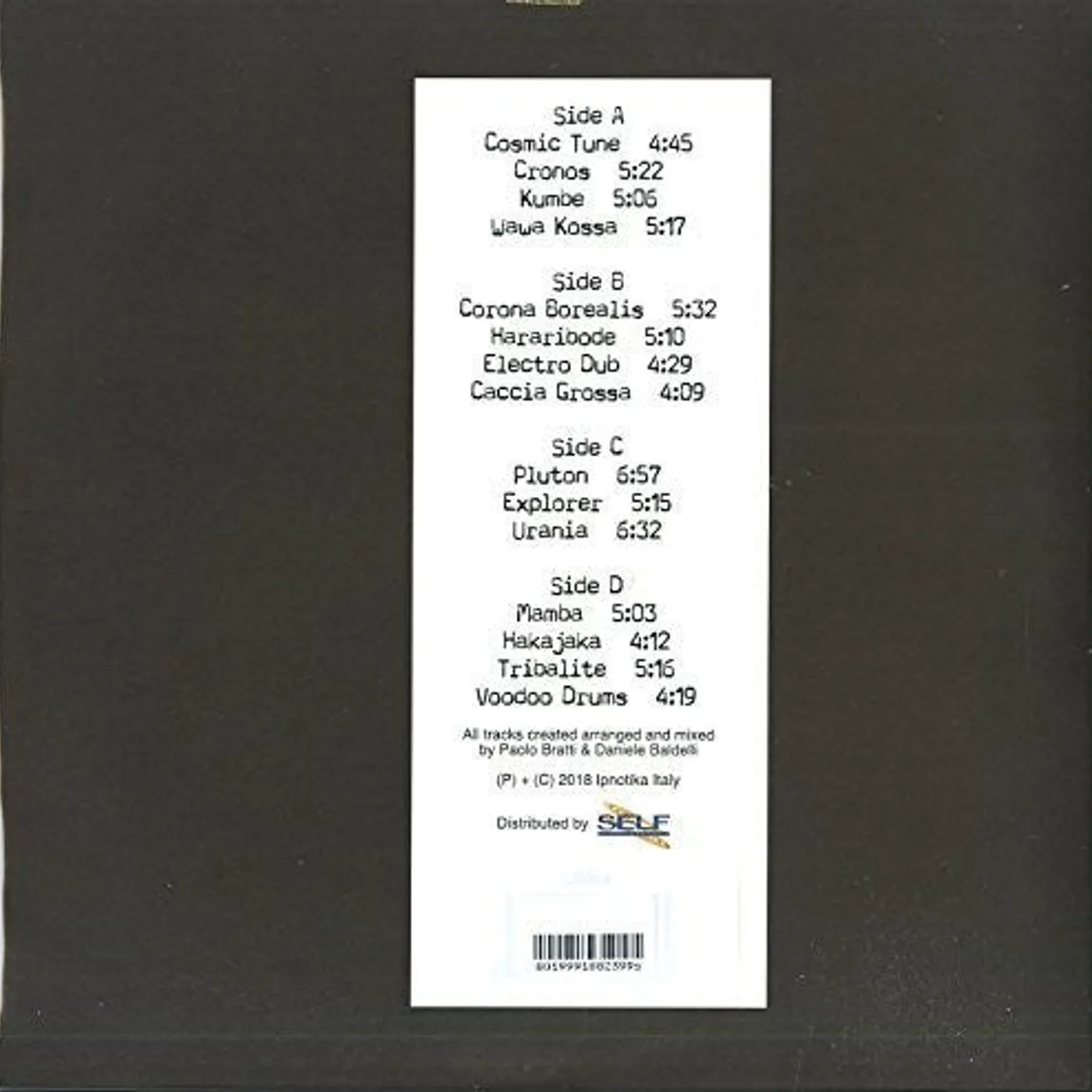 Daniele Baldelli LP Vinyl - Cosmic Sound (Ita)