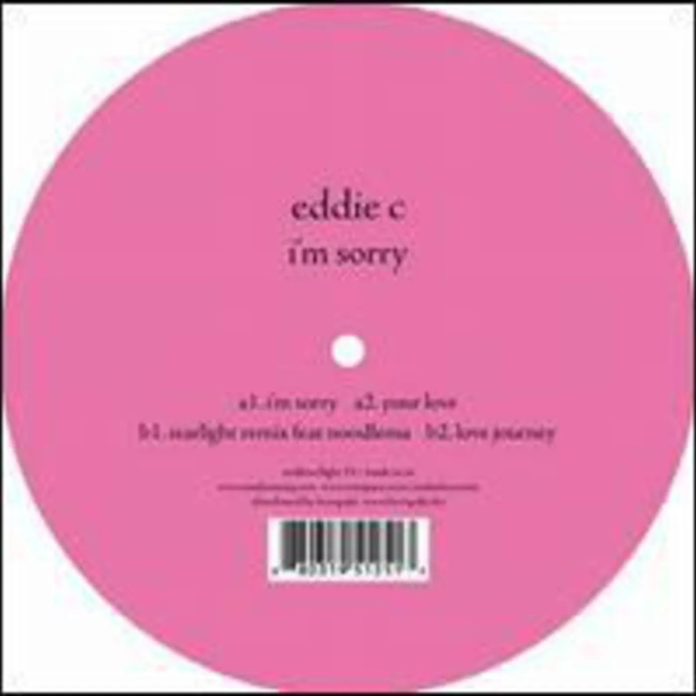 Eddie C LP Vinyl - Im Sorry (Ep)