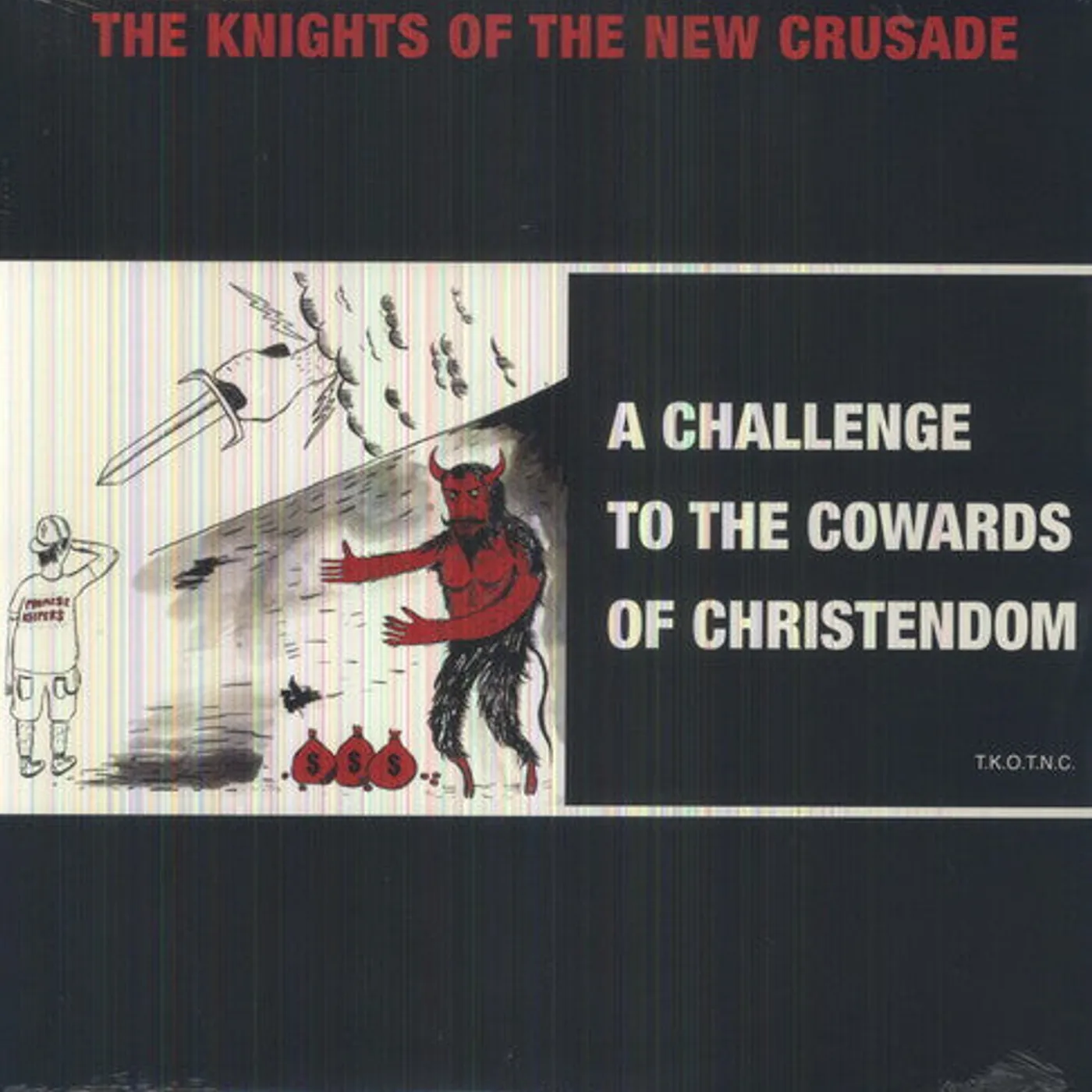 The Knights Of The New Crusade LP Vinyl - Challenge To The Cowards Of Christendom