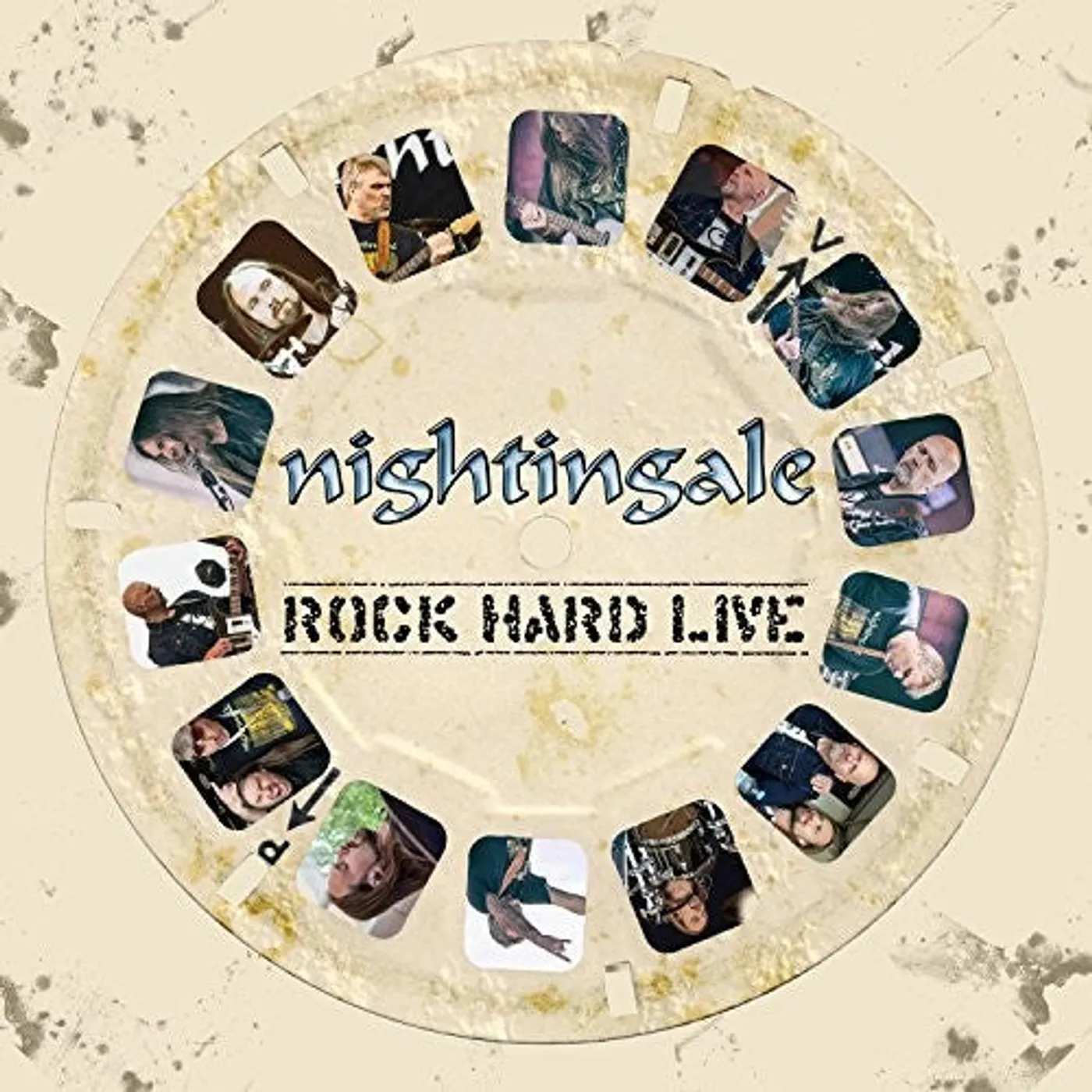Nightingale LP Vinyl - Rock Hard Live (Uk)
