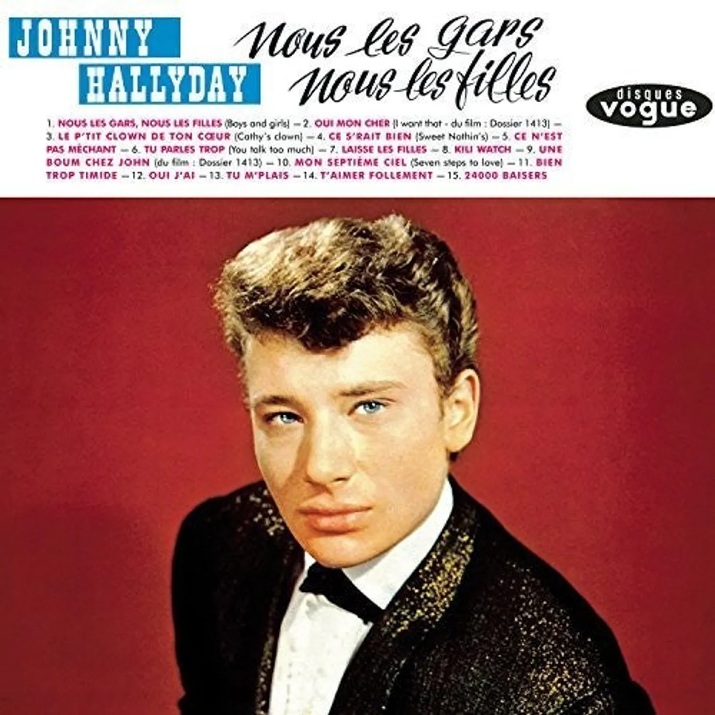 Johnny Hallyday LP Vinyl - Nous Les Gars Nous Les Filles (Ger)
