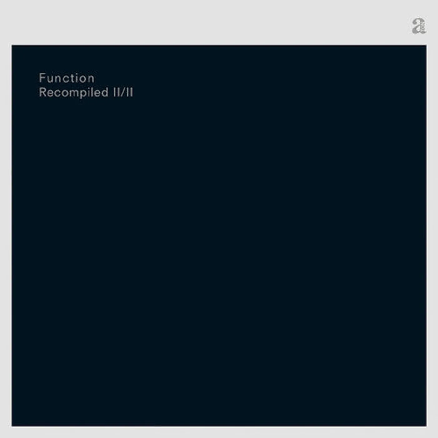 Function LP Vinyl - Recompiled Ii / Ii (2Pk)