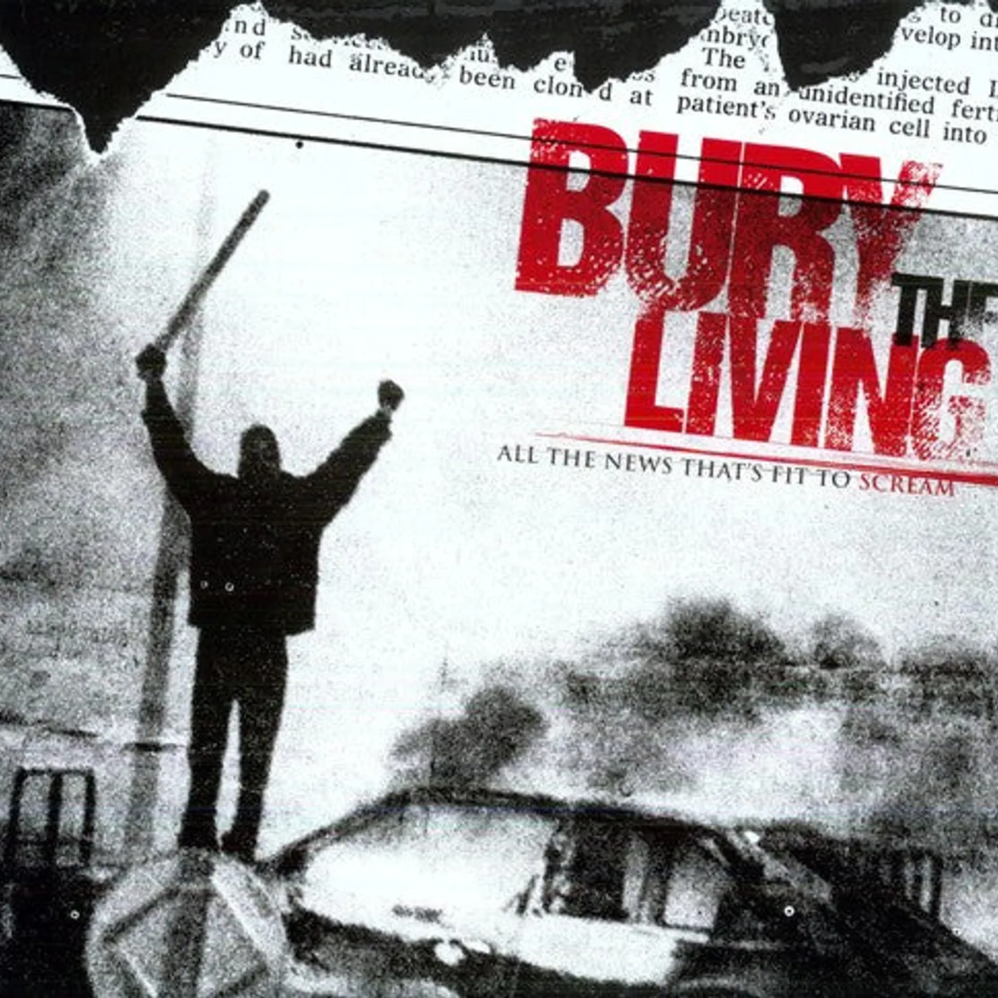 Bury The Living LP Vinyl - All The News That'S Fit To Scream
