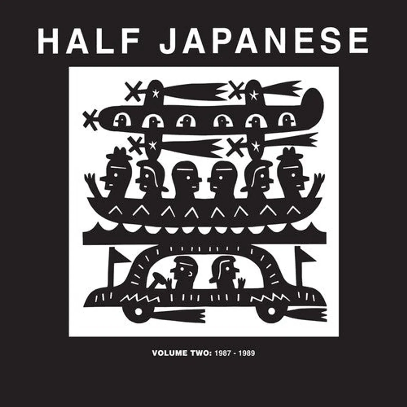 Half Japanese LP Vinyl - Half Japanese / Vol 2: 1987-1989 (Box)