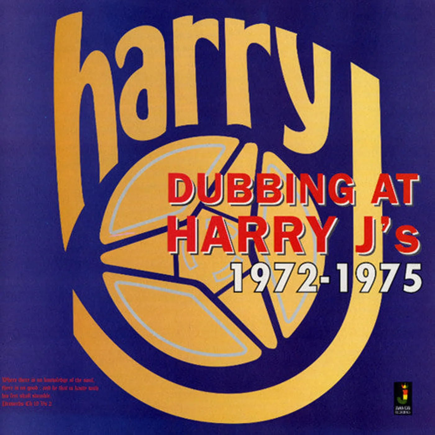 Harry J All Stars LP Vinyl - Dubbing At Harry J'S 1972-1975 (Ogv)