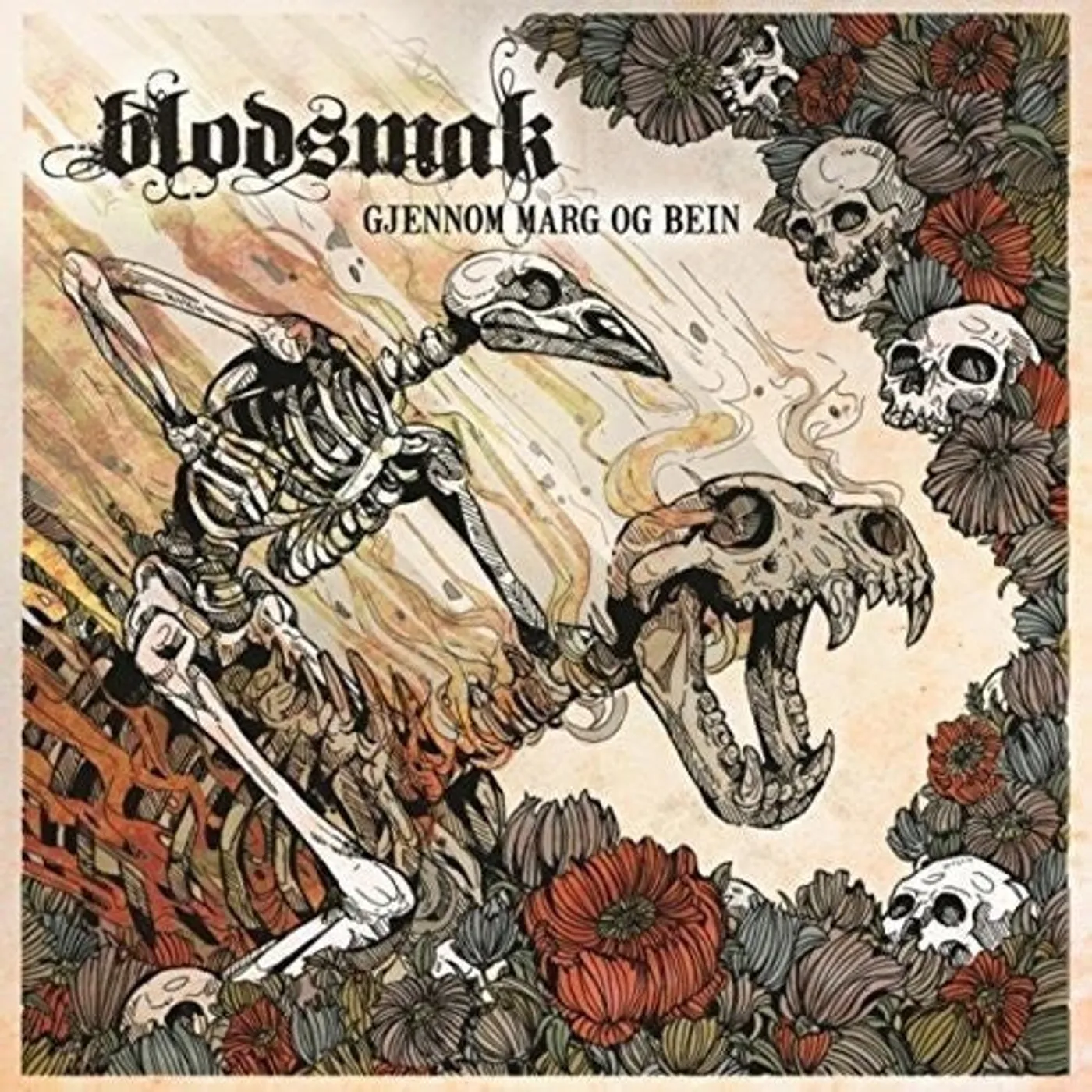 Blodsmak LP Vinyl - Gjennom Marg Og Bein (Uk)