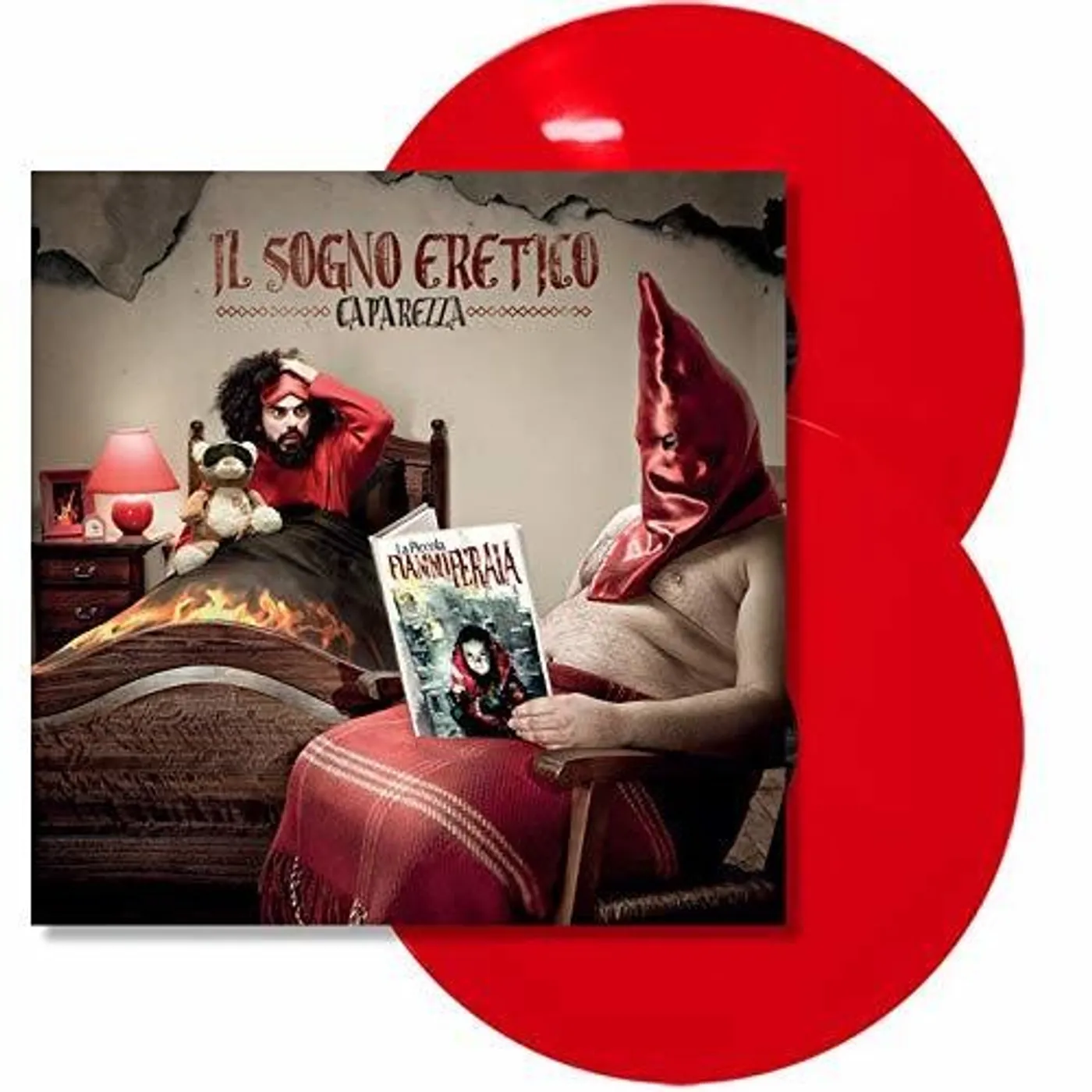 Caparezza LP Vinyl - Il Sogno Eretico (Coloured Vinyl) (Red) (Ita)