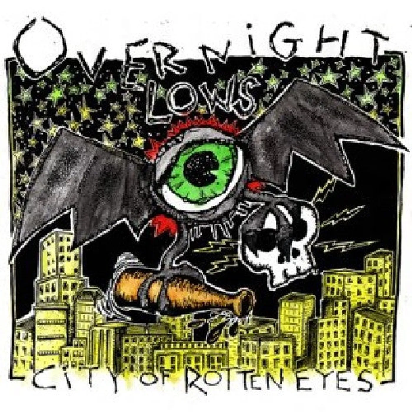 Overnight Lows LP Vinyl - City Of Rotten Eyes (Dlcd)