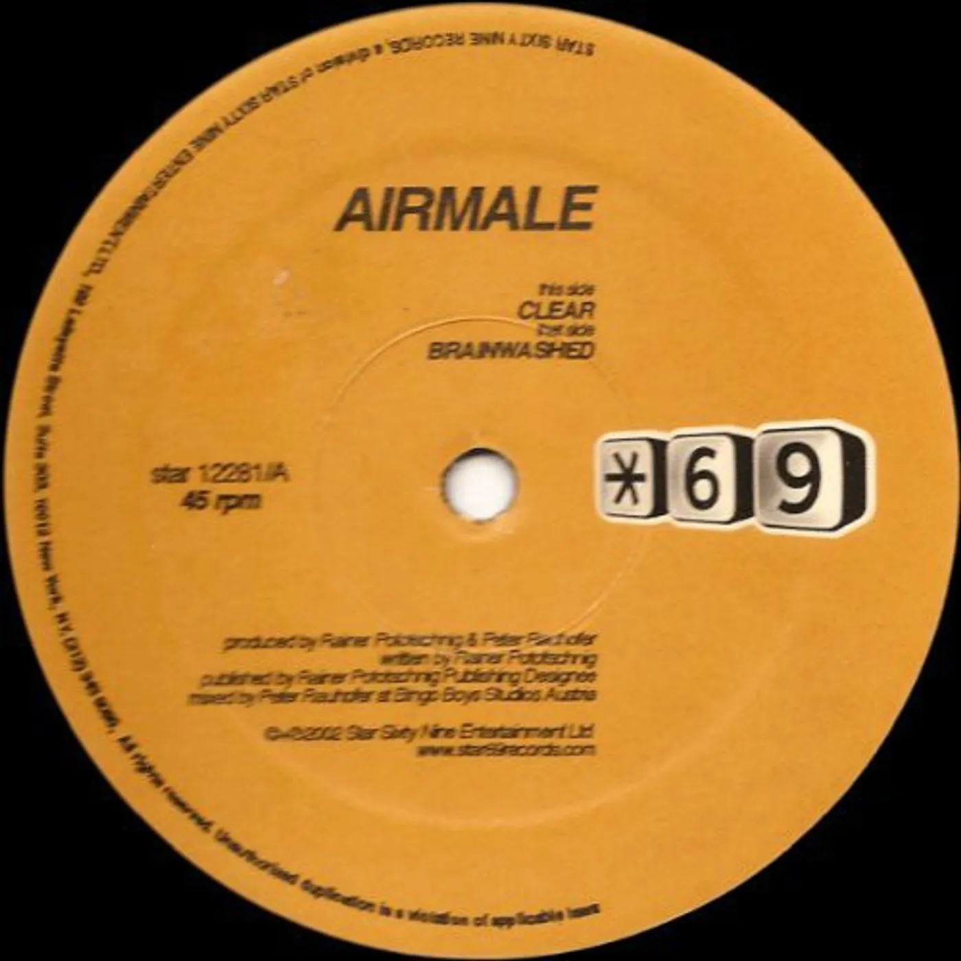 Airmale LP Vinyl - Clear