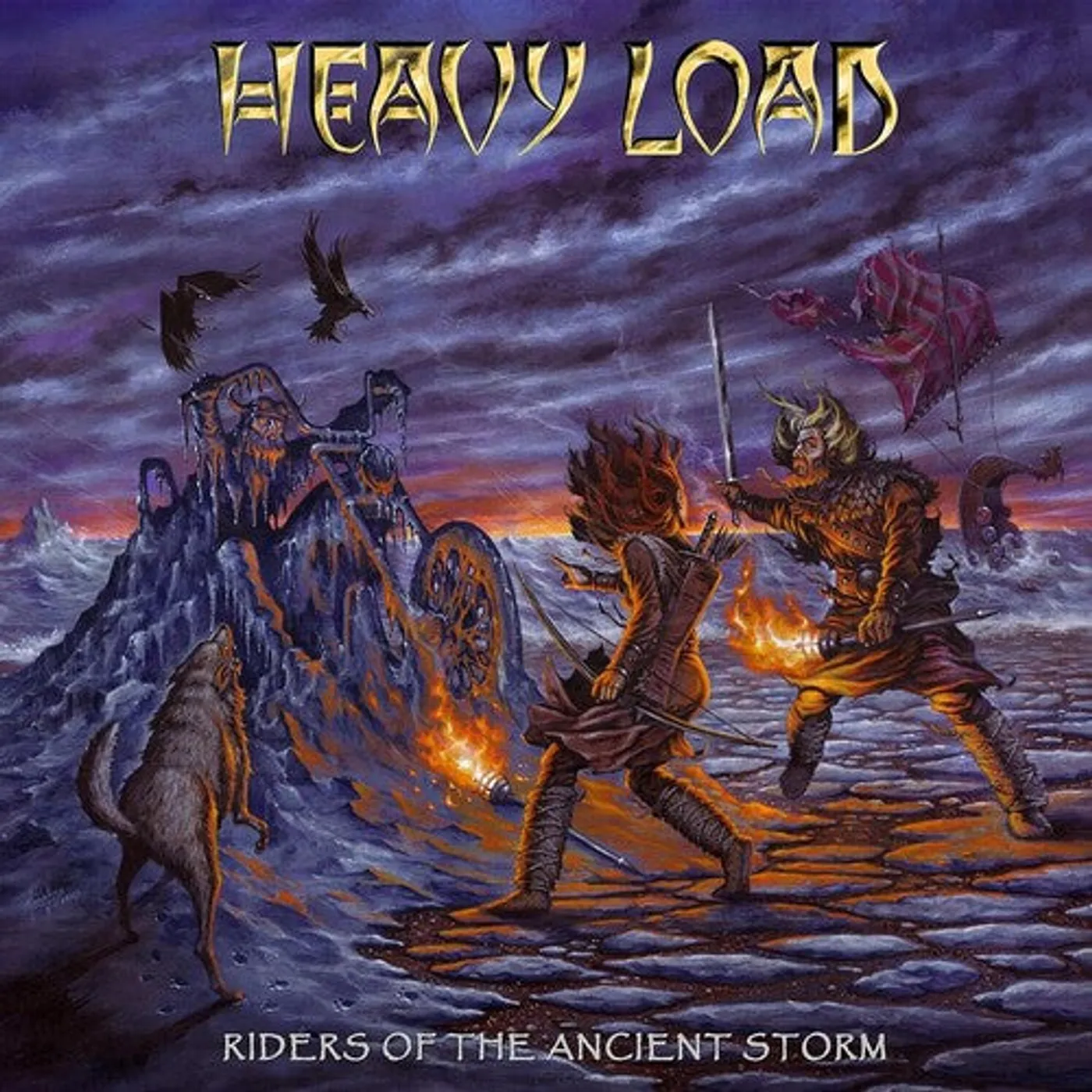 Heavy Load LP Vinyl - Riders Of The Ancient Storm (Uk)