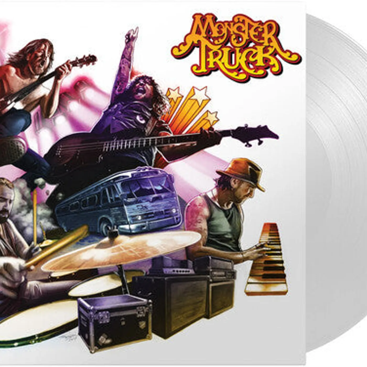 Monster Truck LP Vinyl - True Rockers (Wht)