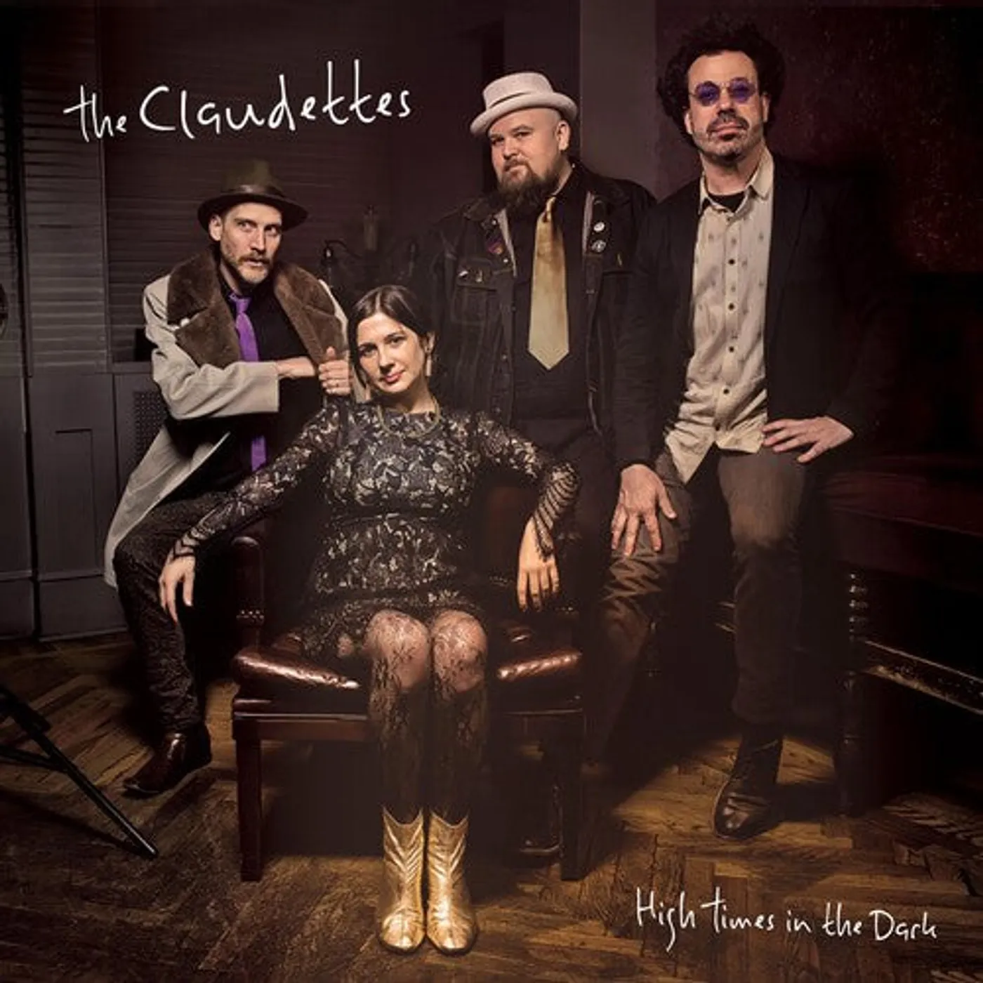 The Claudettes LP Vinyl - High Times In The Dark - Purple (Coloured Vinyl) (Purp)