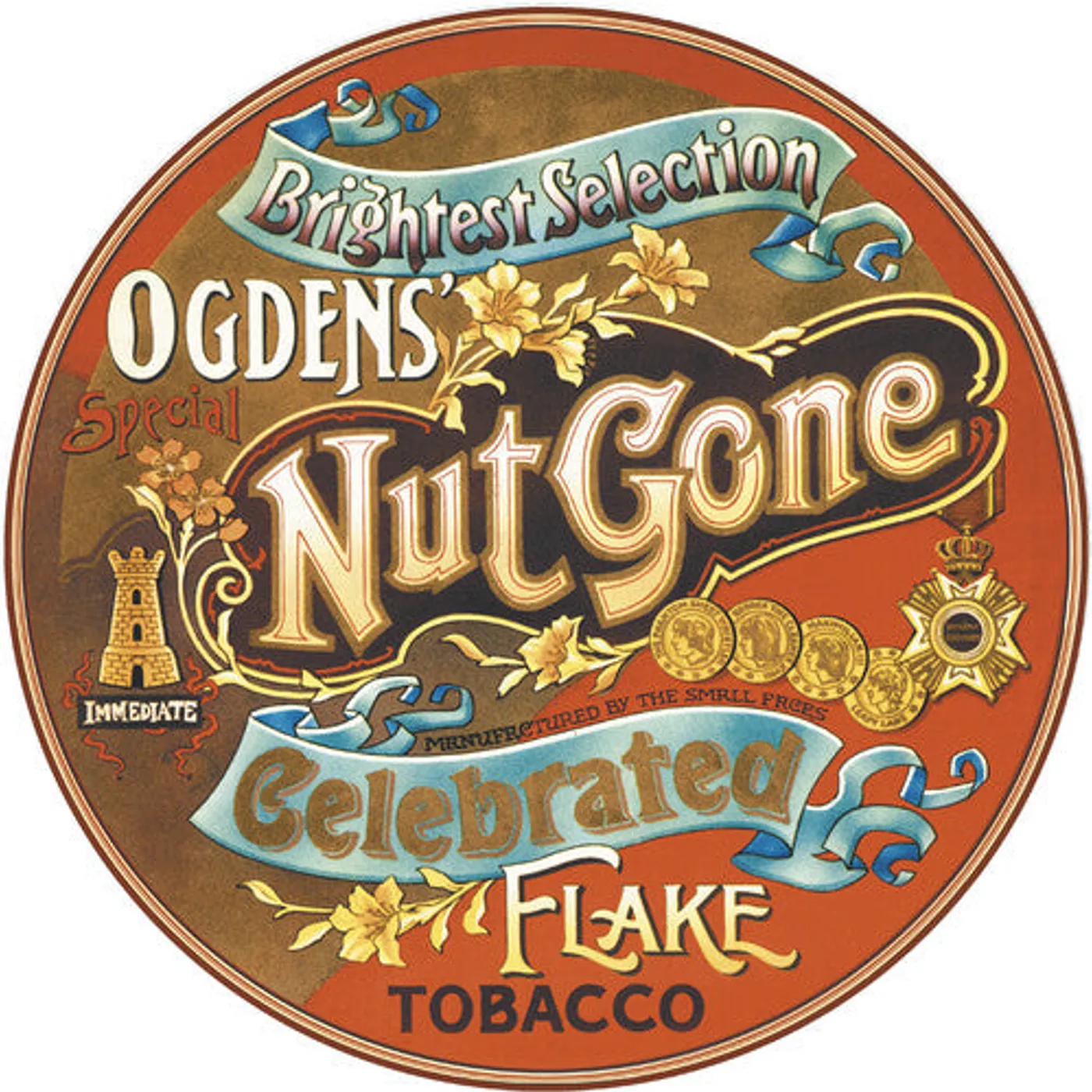 Small Faces LP Vinyl - Ogdens' Nutgone Flake (Coloured Vinyl) (Ltd)