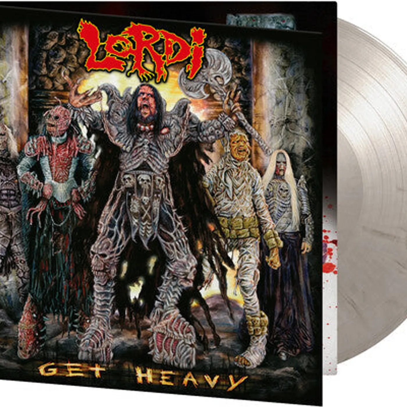 Lordi LP Vinyl - Get Heavy (Blk) (Coloured Vinyl) (Ogv) (Wht)