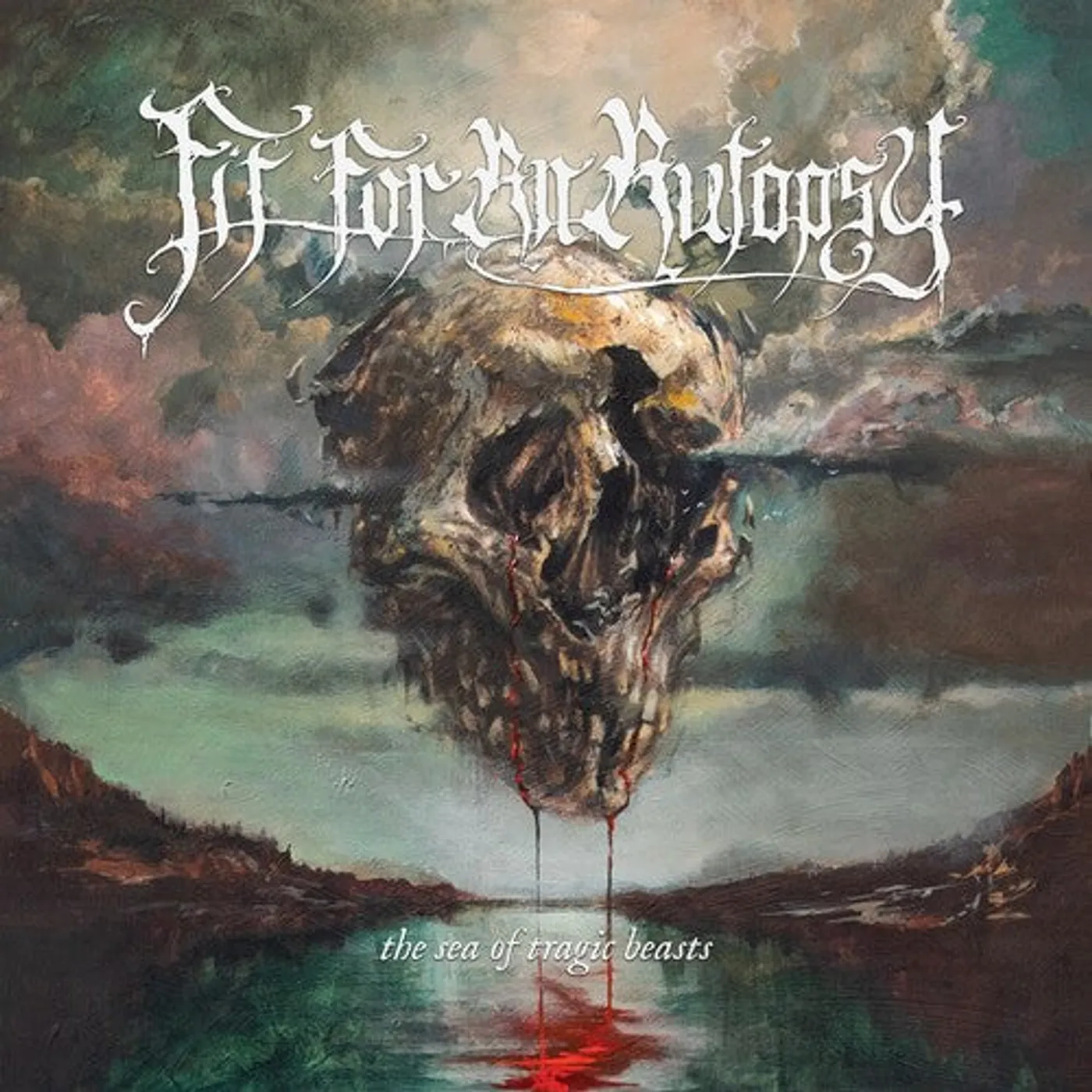 Fit For An Autopsy LP Vinyl - Sea Of Tragic Beasts (Red/Blue Splatter) (Blue)