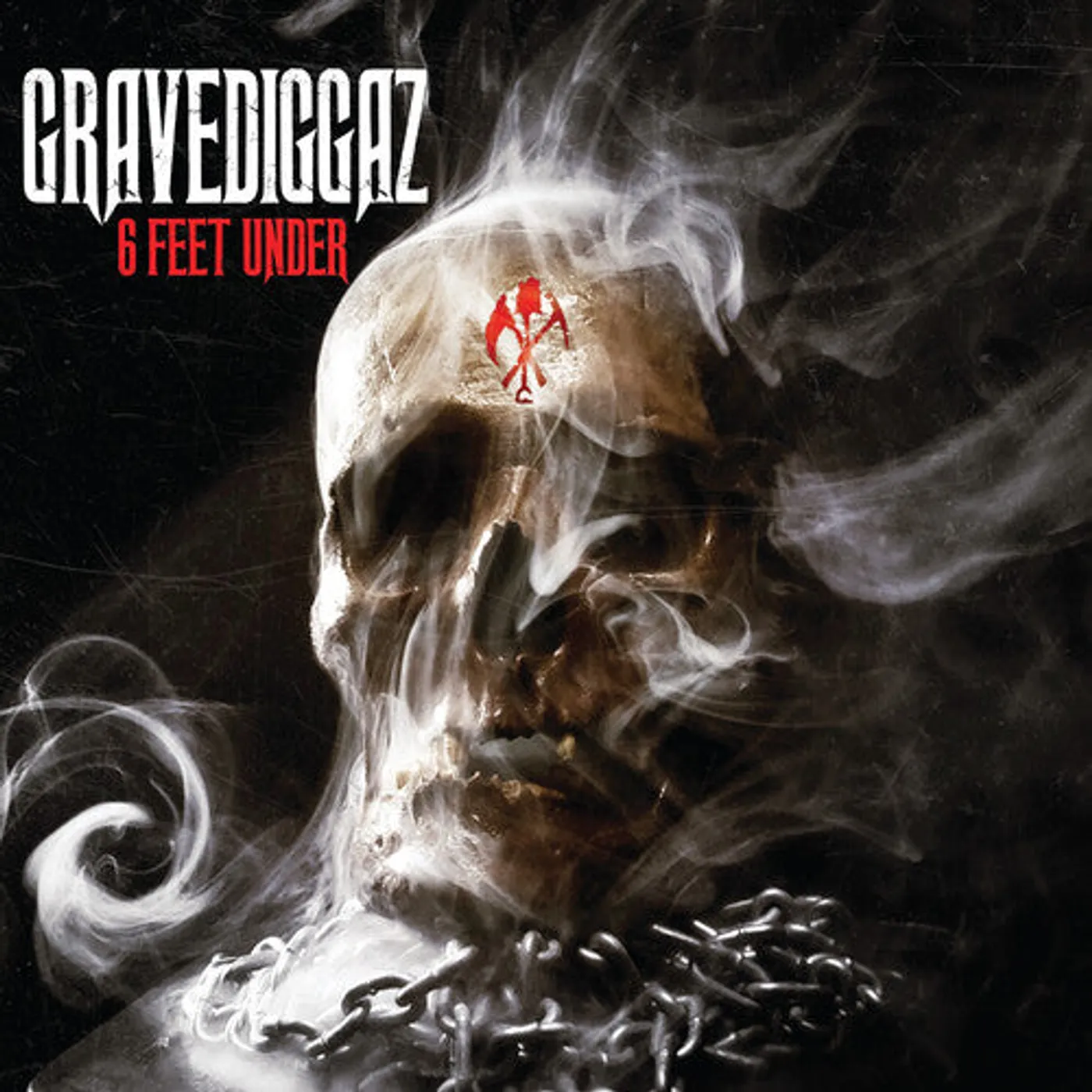 Gravediggaz LP Vinyl - 6 Feet Under (Red & Black Splatter) (Blk) (Coloured Vinyl)